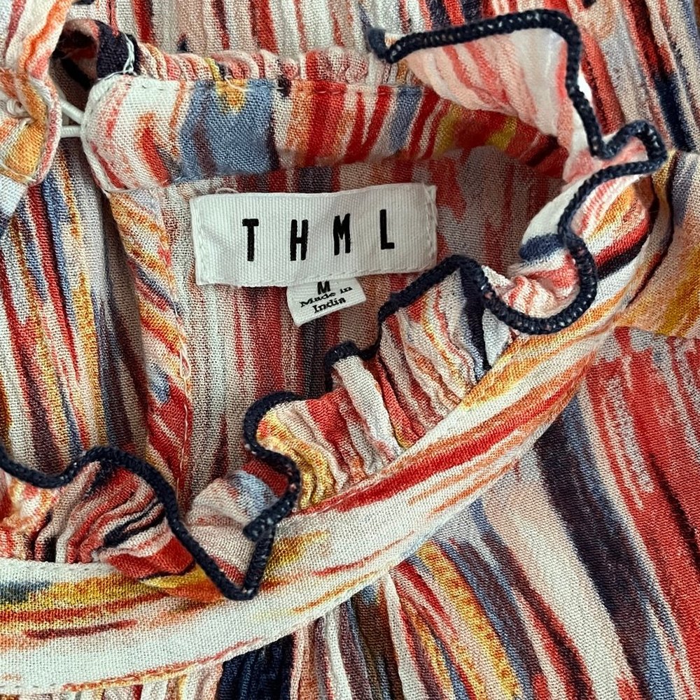 THML Anthro ruffle top, M - Picture 3 of 4